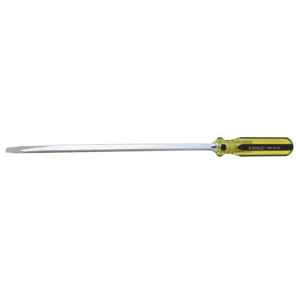 Stanley General Purpose Slotted Screwdriver 3/8 in. Tip x 12 in. Square Shank (66-172-A)