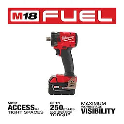 "M18 FUEL 3/8 " Compact Impact Wrench w/ Friction Ring Kit " with Resistant Battery