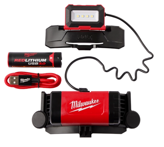 Milwaukee BOLTâ„¢ REDLITHIUMâ„¢ USB Headlamp 2118-21