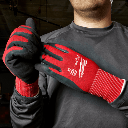 Cut Level 1 Nitrile Dipped Gloves