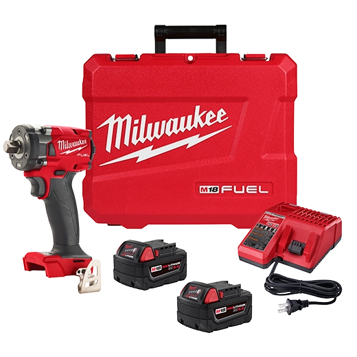 Milwaukee M18 FUEL™ 1/2" Compact Impact Wrench w/ Pin Detent Kit (2855P-22)