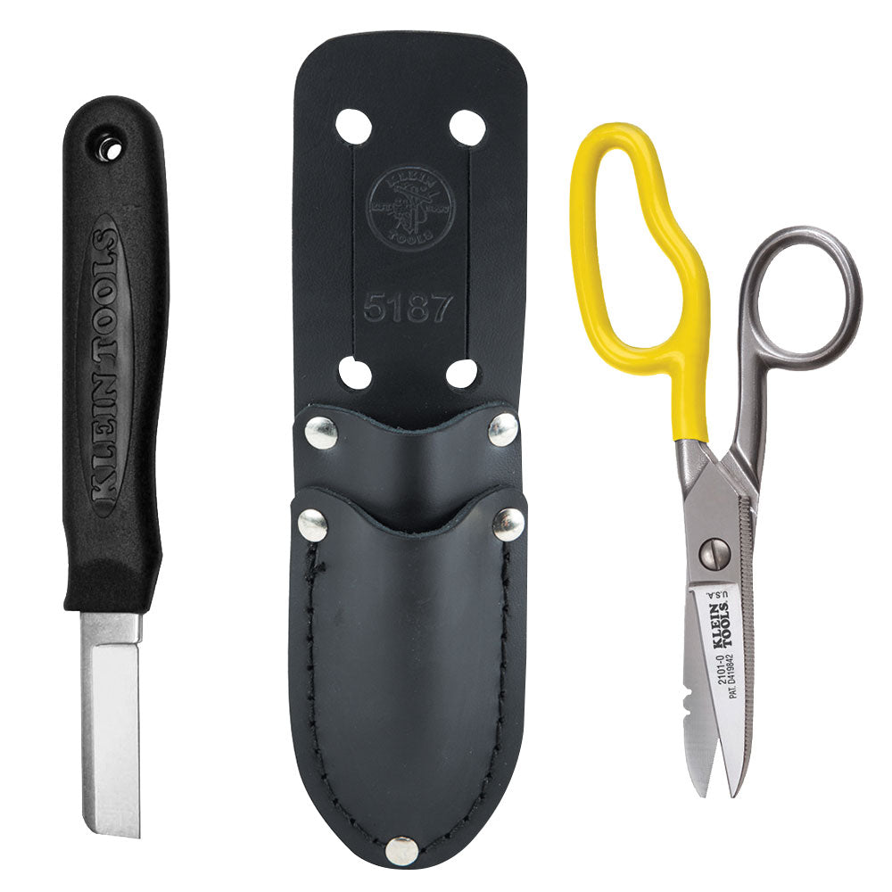 Klein Tools Cable Splicer's Kit with Free-Fall Snip (46039)