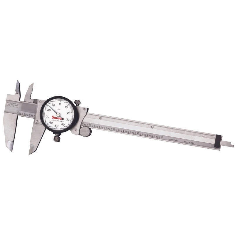 Starrett No. 120A-6 Dial Caliper, 0-6 in