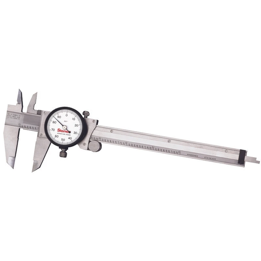 Starrett No. 120A-6 Dial Caliper, 0-6 in