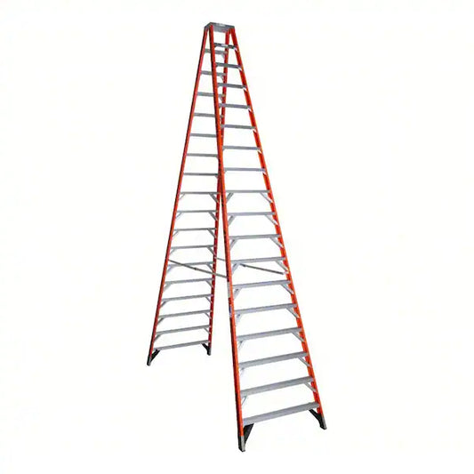 Werner 18 ft Type IA Fiberglass Twin Stepladder (T7418)