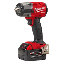 M18 FUEL 3/8 Mid-Torque Impact Wrench w/ Friction Ring Kit with 2 XC5.0 Resistant Battery