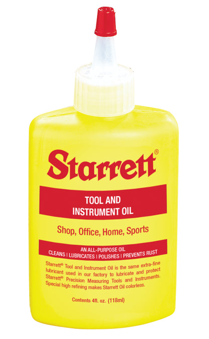 Starrett No. 1620 Tool and Instrument Oil