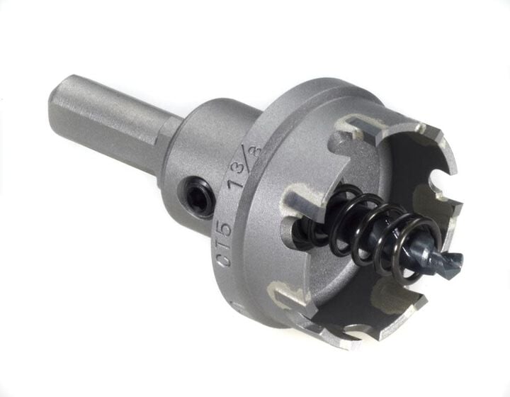 Champion Carbide Tipped Hole Cutter, 1-1/8 in, 3/16 in Depth of Cut (CT5-1-1/8)
