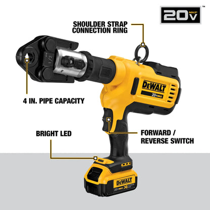 DeWalt 20V MAX COPPER PIPE CRIMPING TOOL KIT