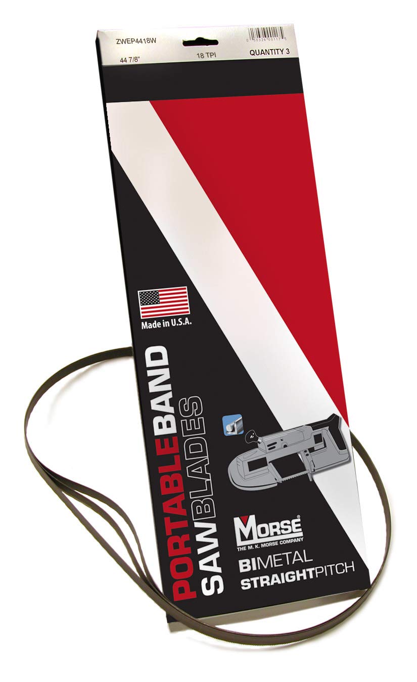 M.K. Morse Portable Band Saw Blade, 44-7/8 in, 24 TPI, 3-Pack (ZWEP4424W)