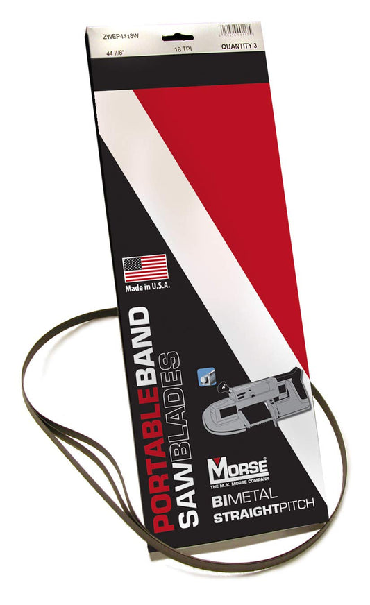 M.K. Morse Portable Band Saw Blade, 44-7/8 in, 24 TPI, 3-Pack (ZWEP4424W)
