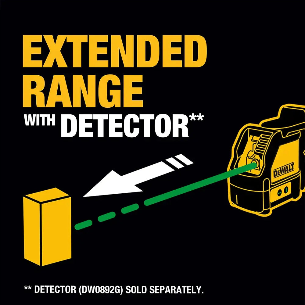 DEWALT CROSS LINE LASER GREEN