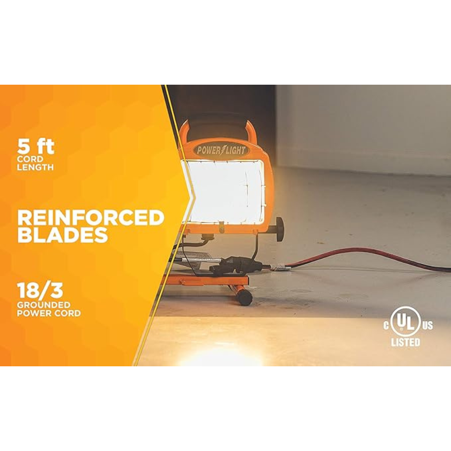 TWIN HEAD PORTABLE FLOOD LIGHT