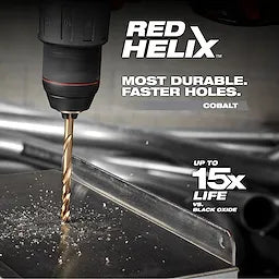 Milwaukee RED HELIX™ Cobalt Drill Bit Set – 29PC (48-89-2332)