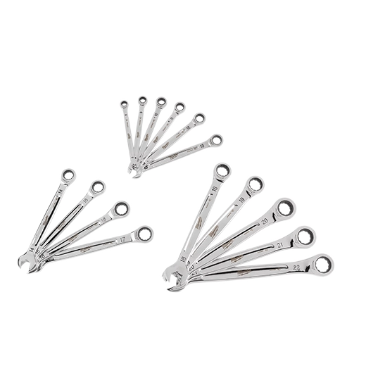Milwaukee 15pc Ratcheting Combination Wrench Set - Metric (48-22-9516)