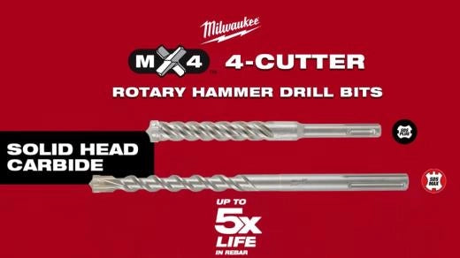 Milwaukee SDSMAX 4CT 1-1/4" X 10" X 15" (48-20-3970)