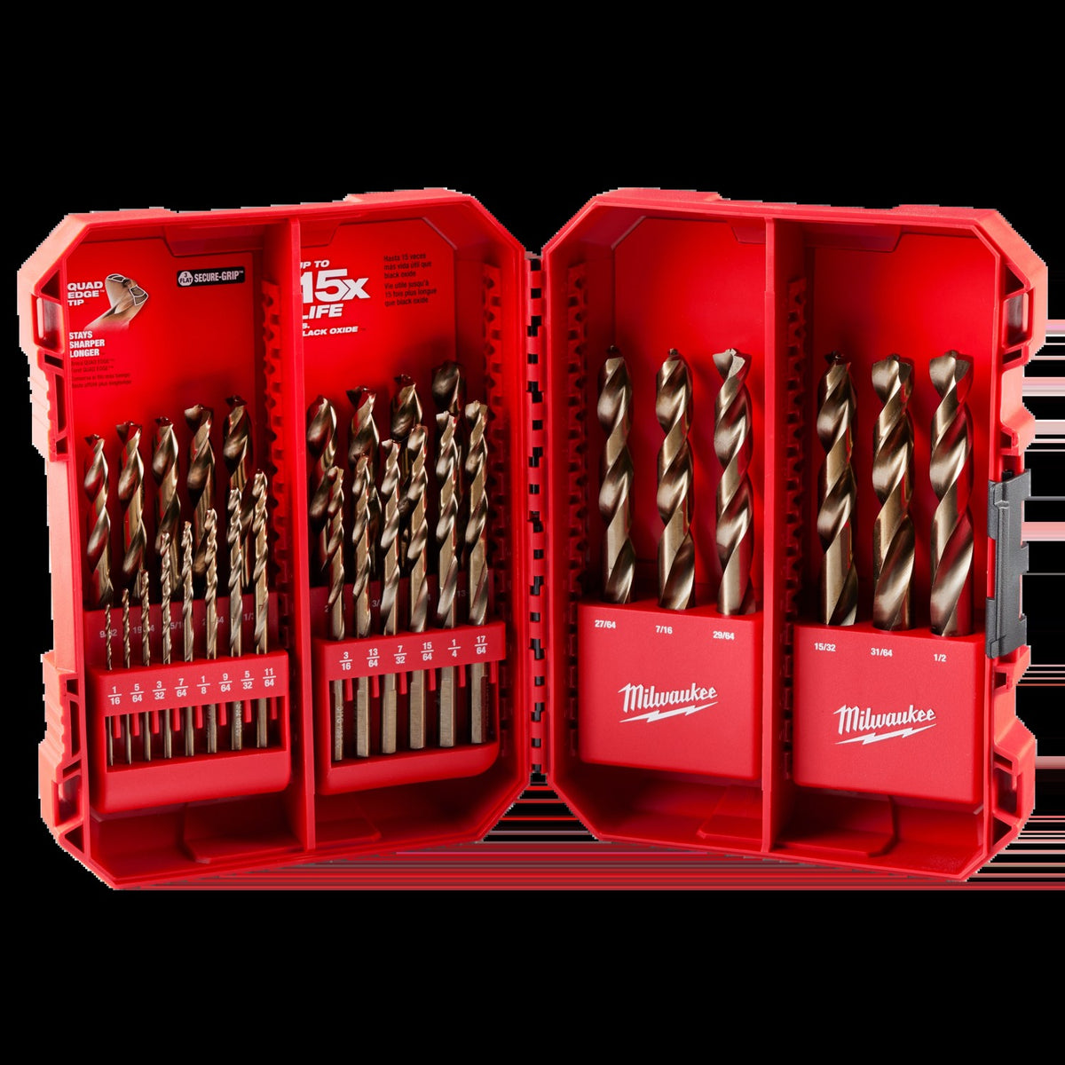 Milwaukee RED HELIX™ Cobalt Drill Bit Set – 29PC (48-89-2332)