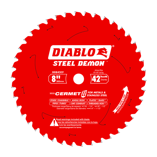 DIABLO 8' X 42T, CIRC BLADE