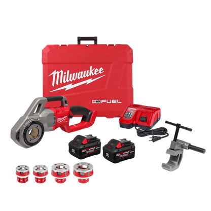 M18 FUEL Compact Pipe Threader w/ ONE-KEY w/ 1/2" - 1-1/4" Compact NPT Forged Aluminum Die Heads