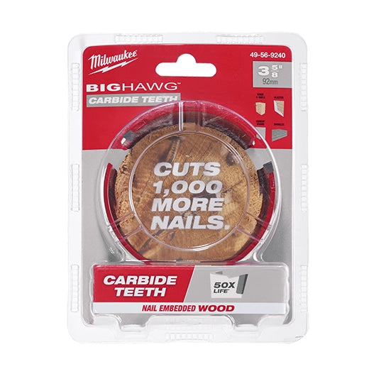 Milwaukee 3-5/8" BIG HAWG™ with Carbide Teeth (49-56-9240)