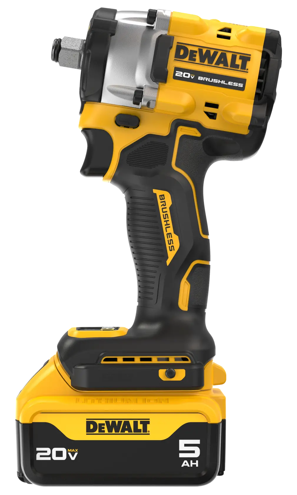 DeWalt ATOMIC 20V MAX* 1/2 IN. CORDLESS IMPACT WRENCH WITH HOG RING ANVIL KIT
