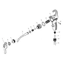 GUN, W/HOSE #4 PUMP