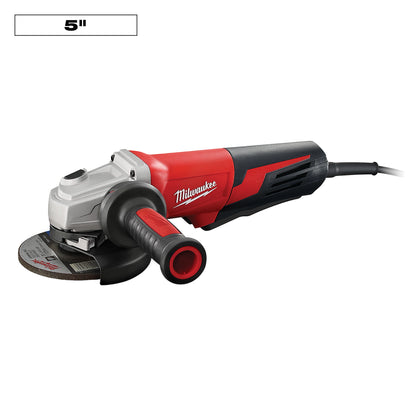 Milwaukee 13 Amp 5" Small Angle Grinder Paddle, Lock-On (6117-30)