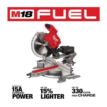 Milwaukee M18 FUEL™ 12" Dual Bevel Sliding Compound Miter Saw - Tool Only (2739-20)