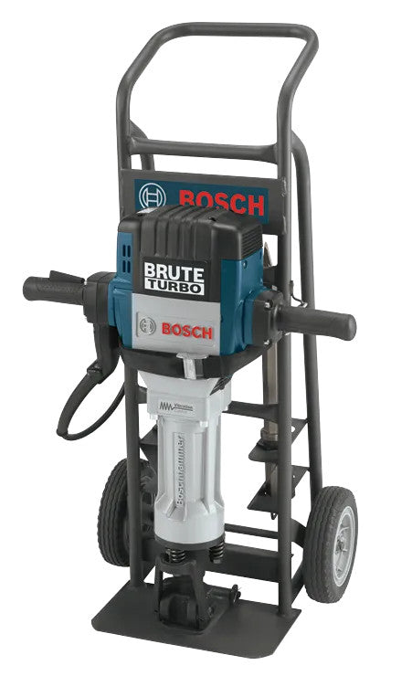 Brute Turbo Breaker Hammer (w/Deluxe Cart, 2 Star Point & 2 Flat Chisels)