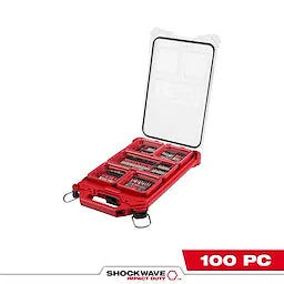 Milwaukee 100PC SHOCKWAVE™ Impact Duty Driver Bit PACKOUT™ Set (48-32-4082)