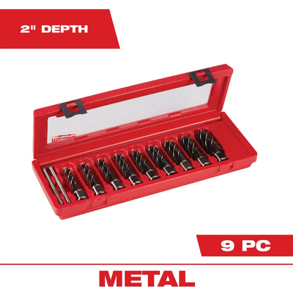 Milwaukee Annular Cutter Set -9PC (49-22-8410)