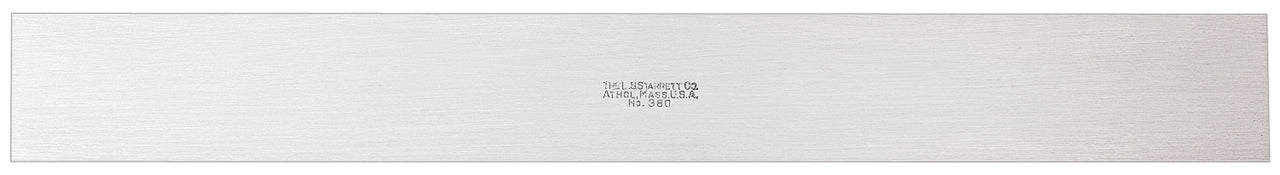 Starrett No. 380-12 Steel Straight Edge, 12 in