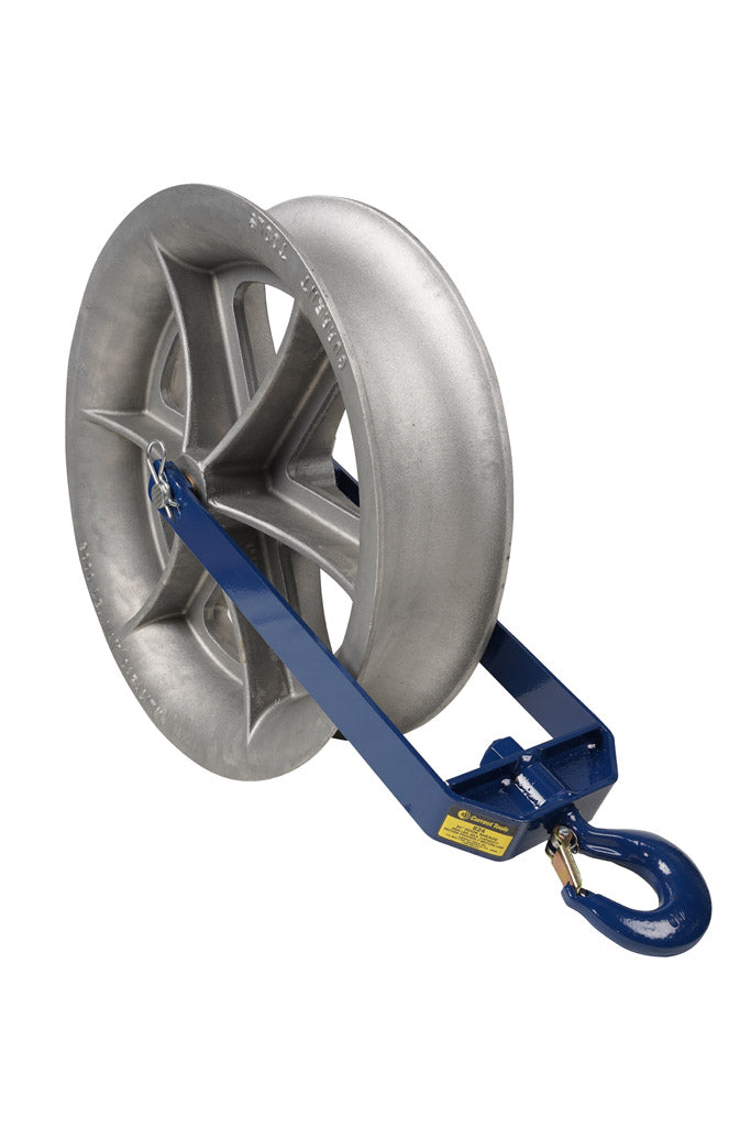 24" Heavy Duty Hook Type Cable Sheave (8,000 LB. Capacity)
