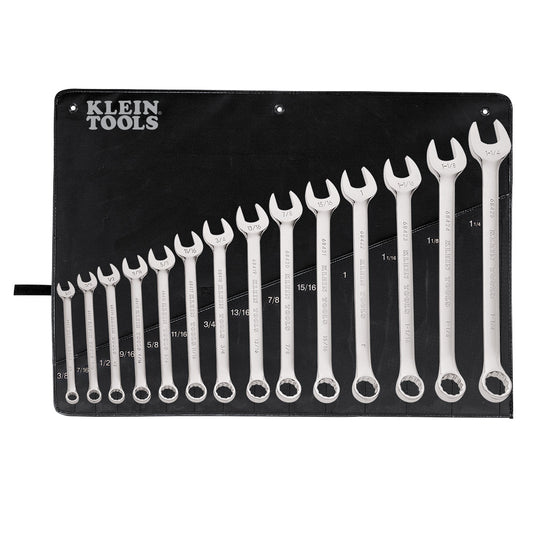 Klein Tools Combination Wrench Set, 14-Piece (68406)