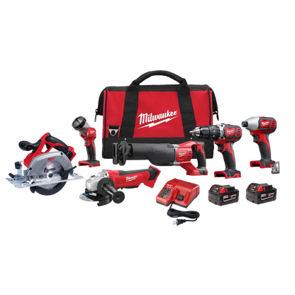 Milwaukee M18™ Cordless 6-Tool Combo Kit (2696-26)