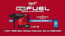 Milwaukee M18 FUEL™ 1-3/4" SDS Max Rotary Hammer w/ ONE KEY™ (Tool Only) (2718-20)
