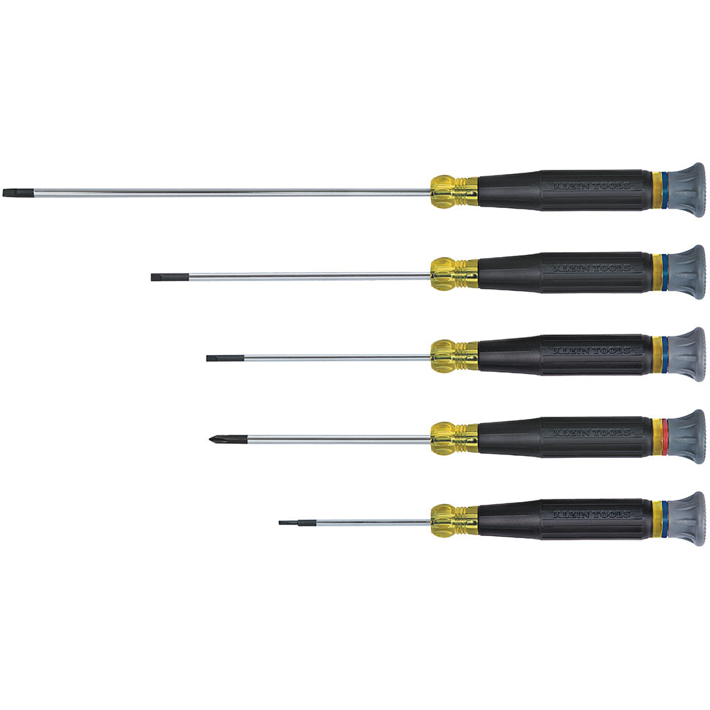 Klein Tools Electronics Screwdriver Set, Slotted and Phillips, 5-Piece (85614)