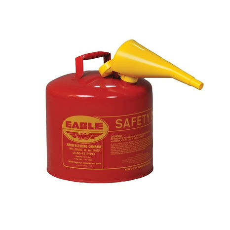 5 GALLON GAS CAN W/ FUNNEL
