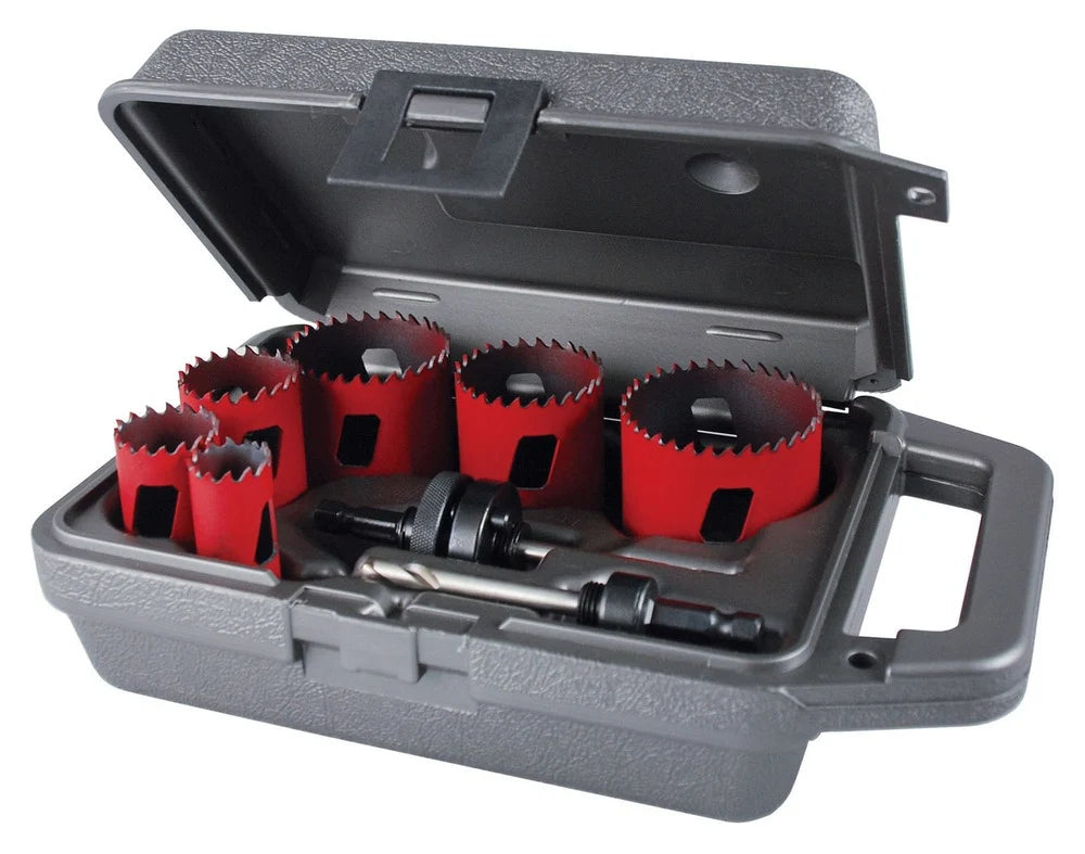 M.K. Morse 8-Piece Electrician's MHS Bi-Metal Hole Saw Kit (MHS02E)