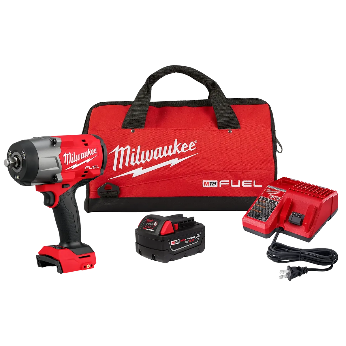 Milwaukee M18 FUEL™ 1/2" High Torque Impact Wrench w/ Friction Ring Kit (2967-21B)