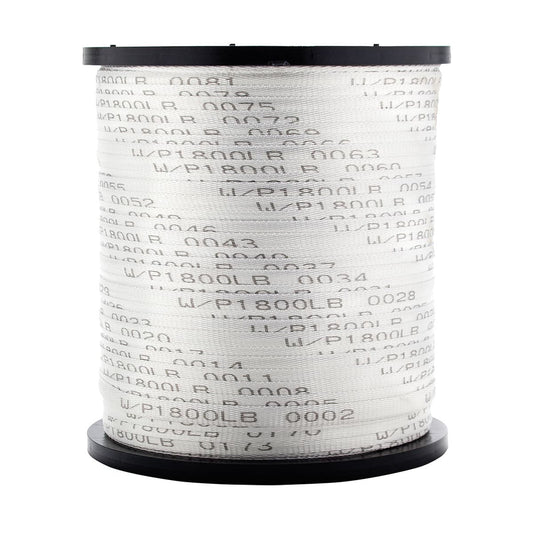 Erin Rope 5/8" width1800 lb. x 5000 ft. reel1800lb. X 3000 ft. Polyester Pulling/ Measuring Tape/