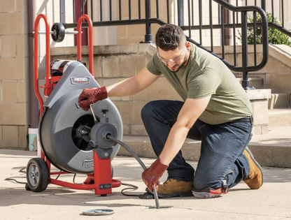 Ridgid - K-750 Drum Machine with Gloves and AUTOFEED - 3/4" (20 mm) Pigtail