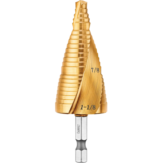 DeWalt 7/8", 1-1/8" IMPACT READY STEP DRILL BIT