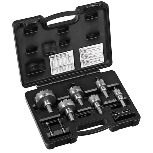 Klein Tools Hole Cutter Kit, Master Electrician Hole Cutter, 8-Piece (31873)