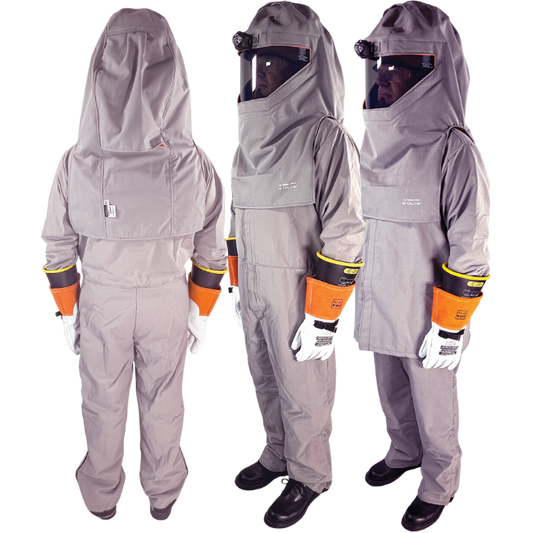 Cementex UltraLite 40cal Arc Flash Coat/Pant Kit with Vent Fan, 2XL (CUL40KF-2XL)