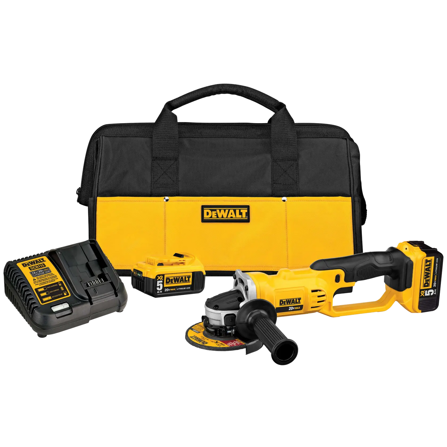 DeWalt 20V MAX GRINDER-CUTOFF TOOL KIT (5.0AH)