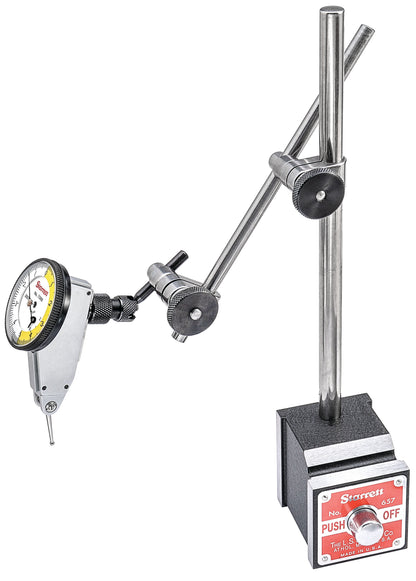 Starrett No. 657AA Magnetic Base Indicator Holder — Complete Set