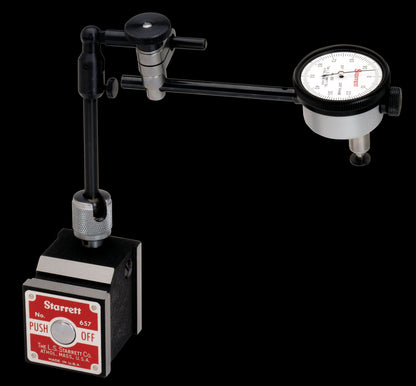 Starrett No. 657A Magnetic Base Indicator Holder