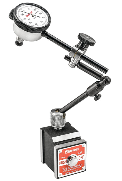 Starrett No. 657A Magnetic Base Indicator Holder