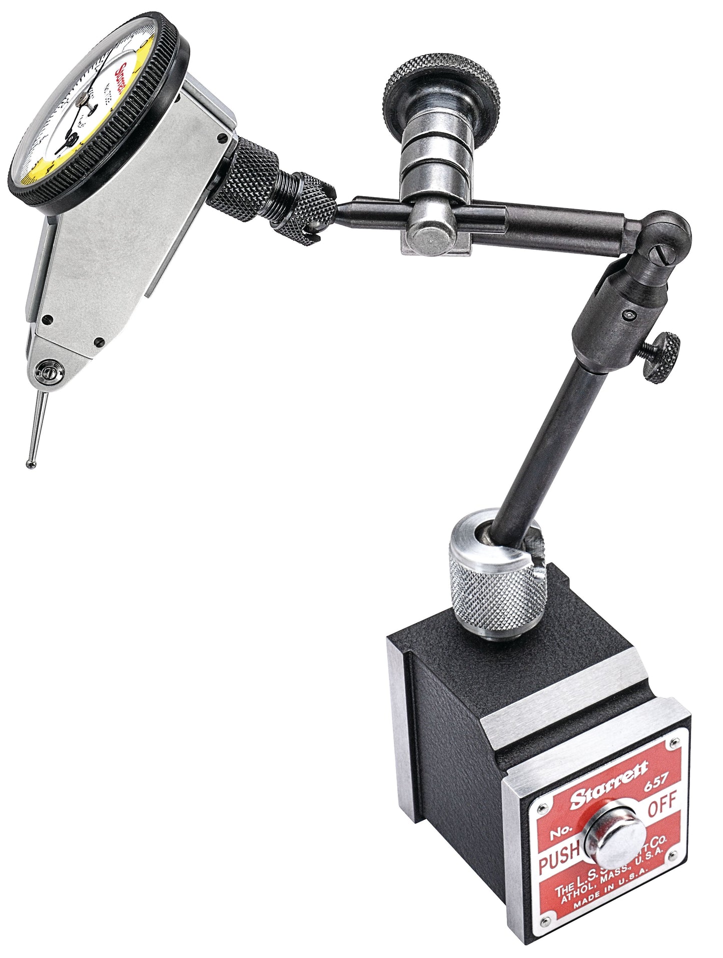 Starrett No. 657A Magnetic Base Indicator Holder
